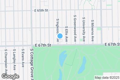 Map image of the property - 6643 S Ingleside Ave