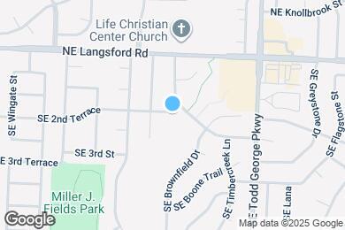 Map image of the property - 1611 SE 2nd Terrace