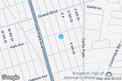 Map image of the property - 190 E 3rd St