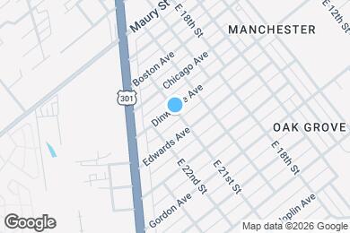 Map image of the property - 2100 Dinwiddie Ave