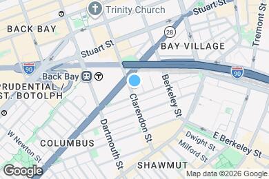 Map image of the property - 59 Clarendon St