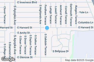 Map image of the property - 6595 E Amity St