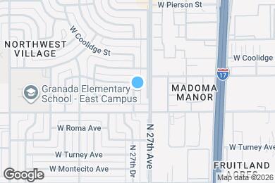 Map image of the property - 4523 N 27th Dr