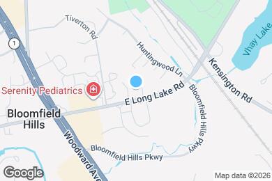 Map image of the property - 177 E Long Lake Rd