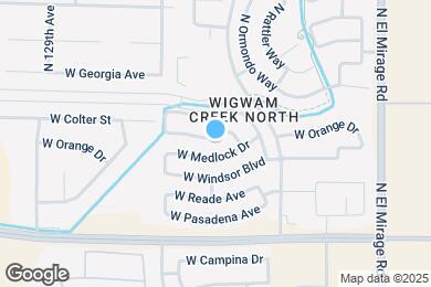 Map image of the property - 12605 W Orange Dr