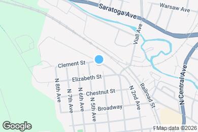 Map image of the property - 609 Clement St