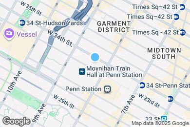 Map image of the property - 315 W 33rd St