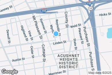 Map image of the property - 24 Myrtle St
