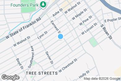 Map image of the property - 405 W Pine St