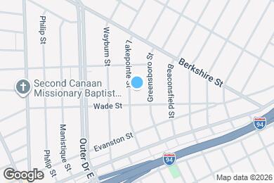 Map image of the property - 9438 Lakepointe St