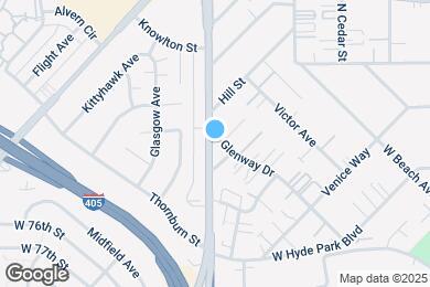 Map image of the property - 7102 S La Cienega Blvd