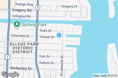 Map image of the property - 111 Vassar Dr