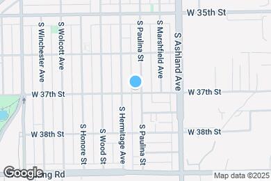 Map image of the property - 3662 S Paulina St