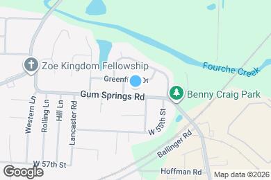 Map image of the property - 4806 Gum Springs Rd