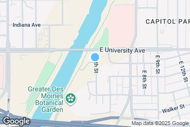 Map image of the property - 1120 E 6th St