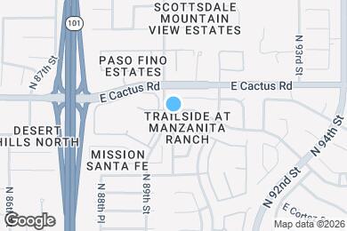 Map image of the property - 9015 E Poinsettia Dr