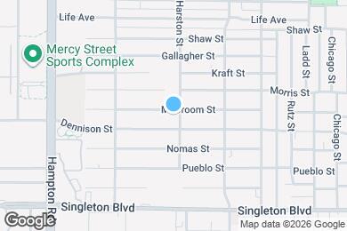 Map image of the property - 1906 McBroom St