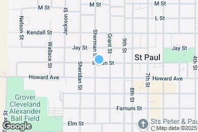Map image of the property - 1017 Indian St