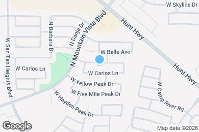 Map image of the property - 3217 W Santa Cruz Ave