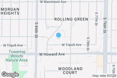 Map image of the property - 8041 W Crawford Ave