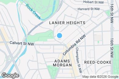 Map image of the property - 2611 Adams Mill Rd NW