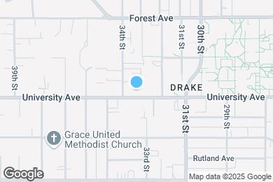 Map image of the property - 3309 University Ave