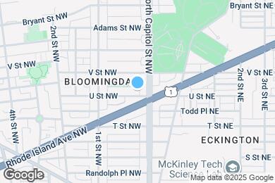Map image of the property - 17 U St NW