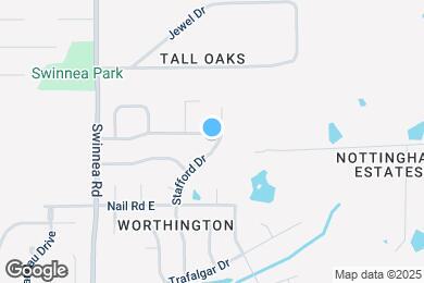 Map image of the property - 1230 Worthington Dr