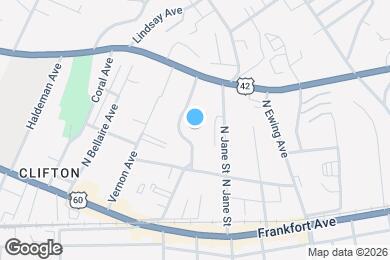 Map image of the property - 221 N Clifton Ave