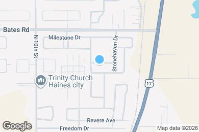 Map image of the property - 313 Flint St
