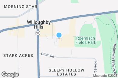 Map image of the property - Willoughby Hills Senior Apartments