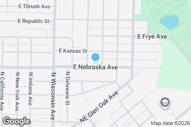 Map image of the property - 1007 E Nebraska Ave