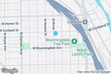 Map image of the property - 1830 N Hermitage Ave