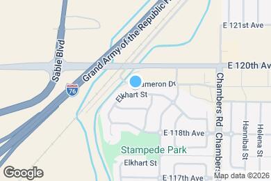 Map image of the property - 14843 E 119th Ave