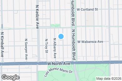 Map image of the property - 1714 N Whipple St