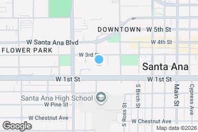 Map image of the property - 600 W 3rd St