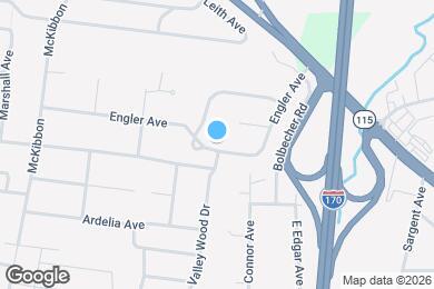 Map image of the property - 8433 Engler Ave