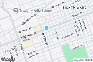Map image of the property - 1234 1/2 Tilghman St