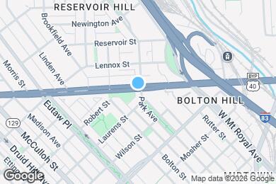 Map image of the property - 1758 Park Ave