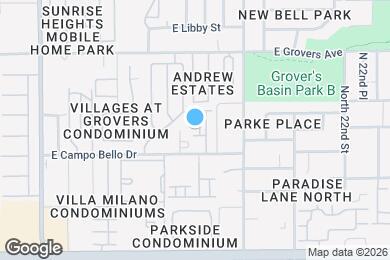 Map image of the property - 17424 N 19th Terrace