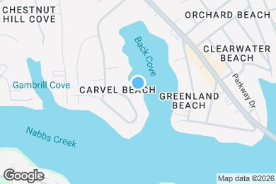 Map image of the property - 460 Carvel Beach Rd
