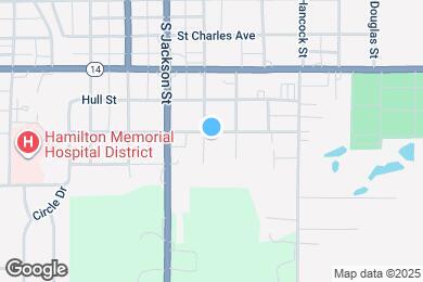 Map image of the property - 301 E Olive St