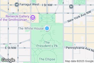 Map image of the property - 1600 Pennsylvania Ave NW