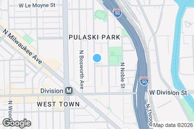 Map image of the property - 1305 N Greenview Ave