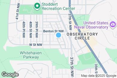 Map image of the property - 2319 Huidekoper Pl NW