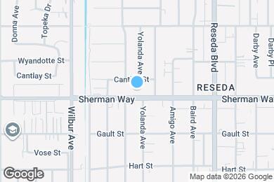 Map image of the property - 18711 Sherman Way