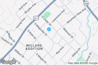Map image of the property - 238 S Magnolia St