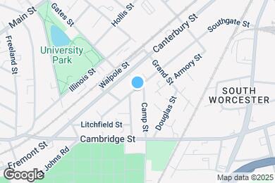 Map image of the property - 91 Southgate St