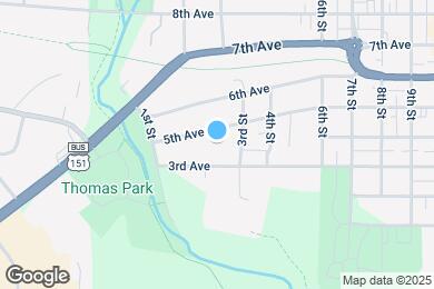 Map image of the property - 265 5th Ave