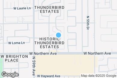 Map image of the property - 8114 N 57th Dr